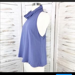 Free people purple backless top